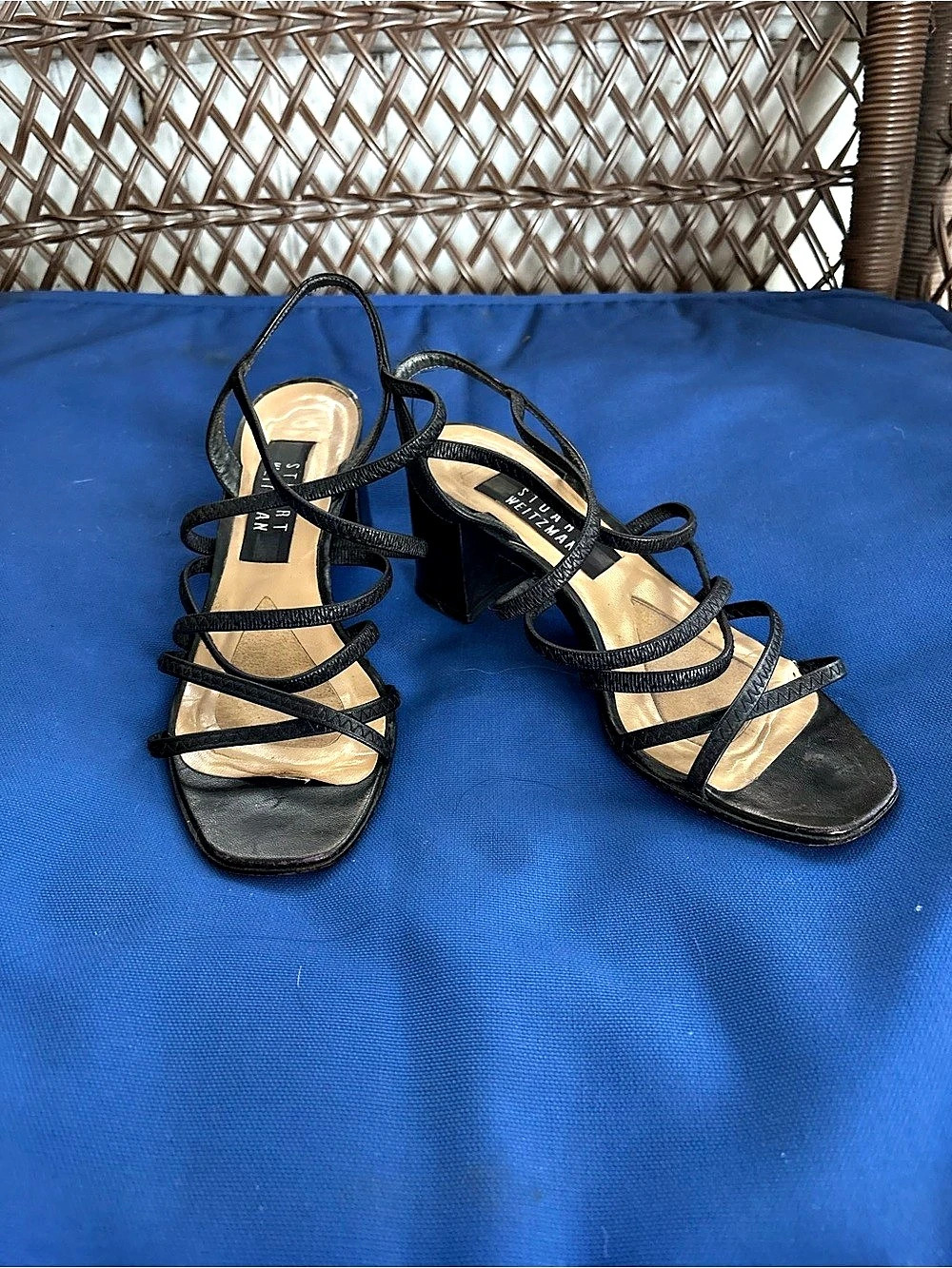 Stuart Weitzman Miami Block Heel Sandals